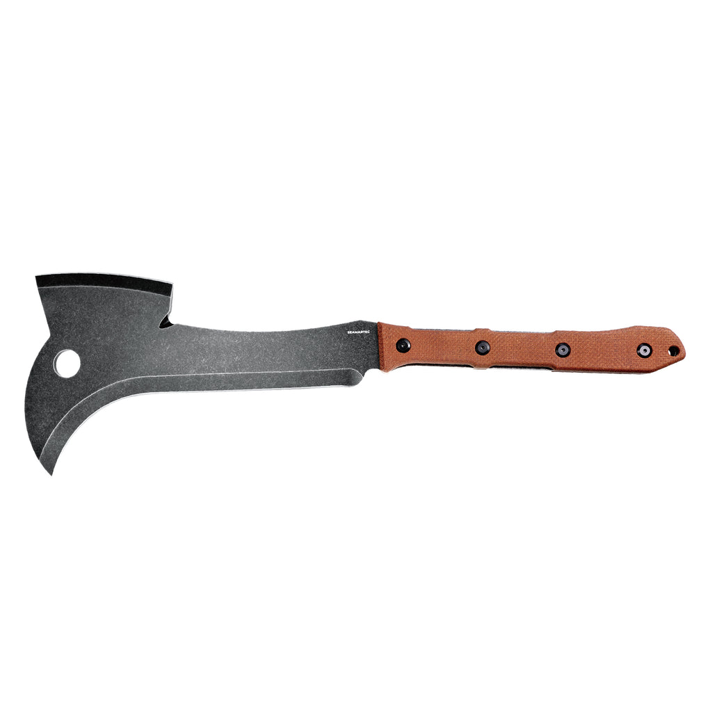 Mountain Peak Series Heavy Duty Black Stone Washing Outdoor Survival Knives