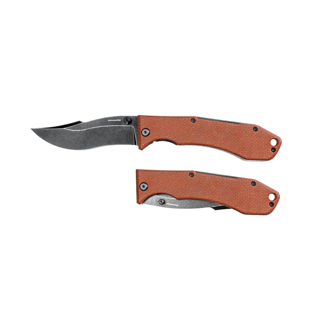 Mountain Peak Series Heavy Duty Black Stone Washing Outdoor Survival Knives